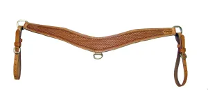 Advantage Contoured Basket Stamped Breastcollar - Lite or Dark Oil