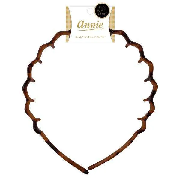 Annie Headband 1ct Brown 2.5cm