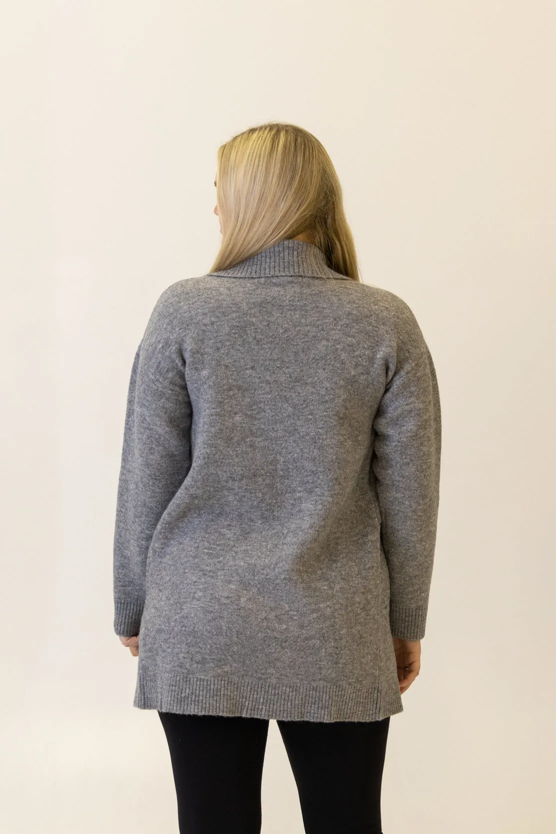 Astrid Oversized Cardigan | Heather Grey