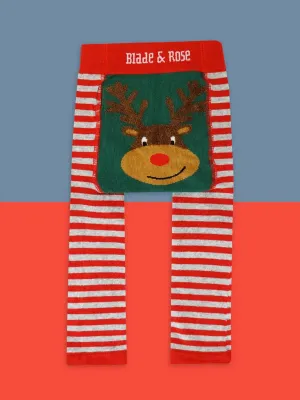 Baby Clothing 'Festive Reindeer' Leggings