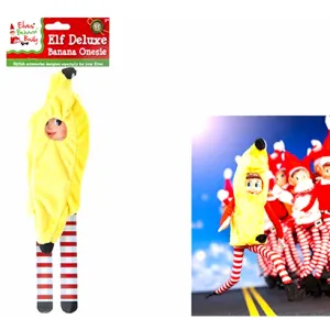 Banana Outfit For Elf - Yellow Bright Naughty Elves Christmas Pranks