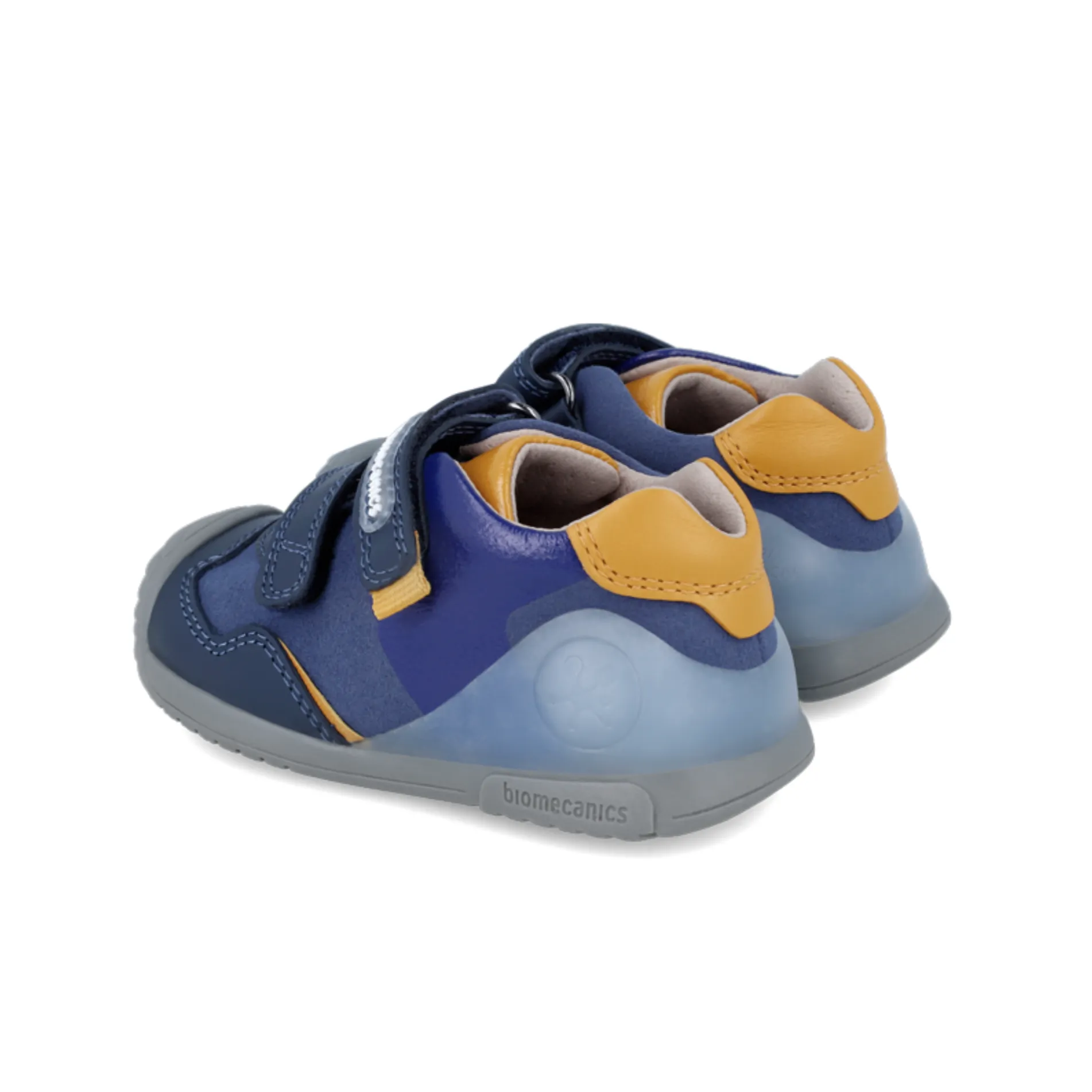 Biogateo Navy Yellow Shoes