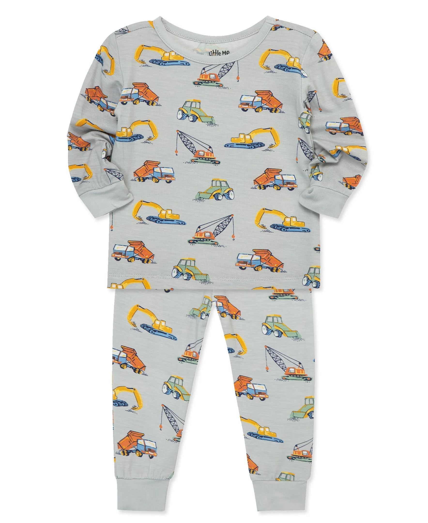 Construction 4-Piece Bamboo Pajama Set (12M-24M)