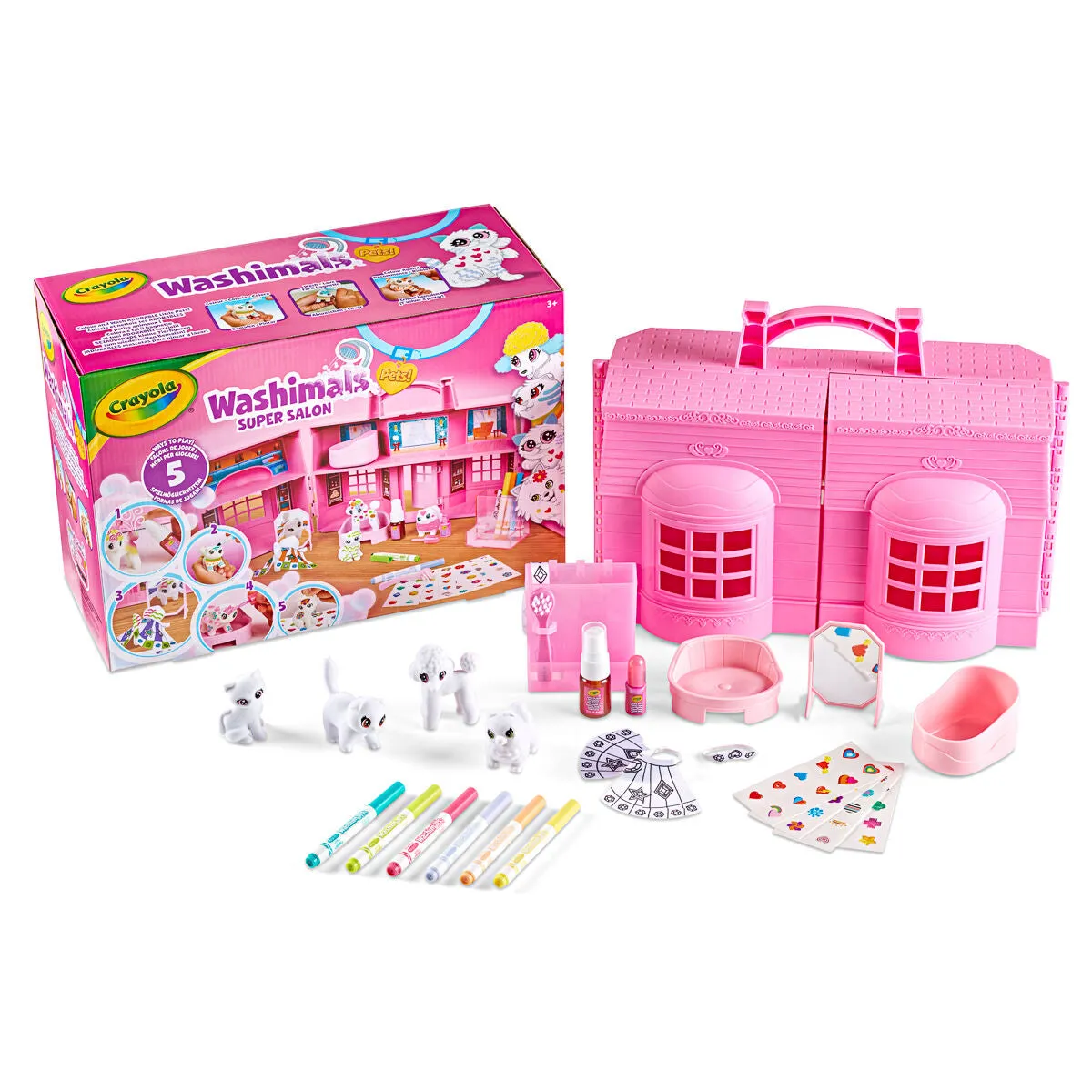 Crayola Washimals Pets Super Salon Set