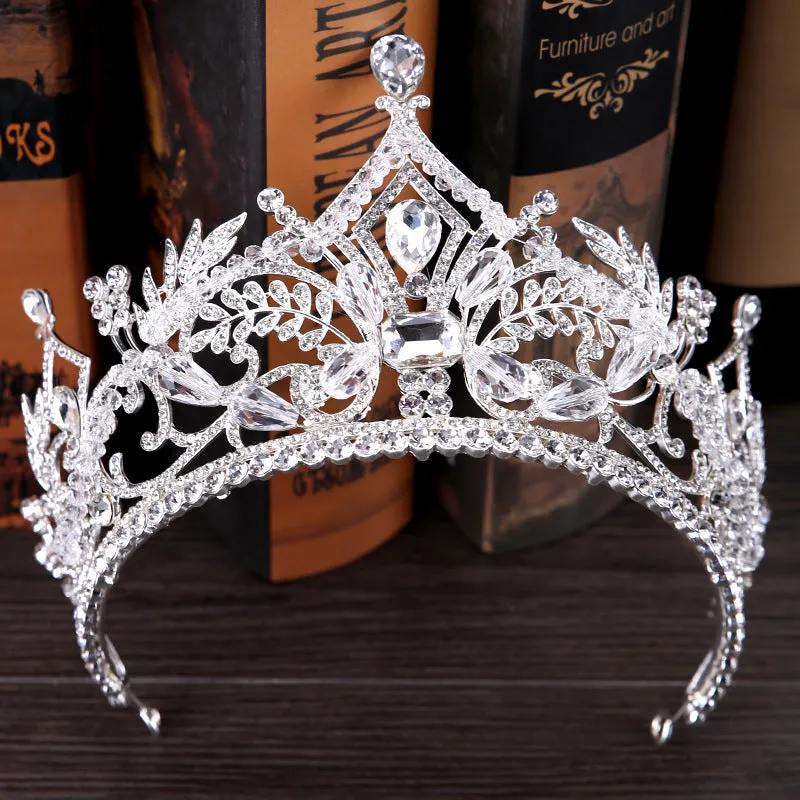 Crystal Big Crown Wedding Hair Accessories