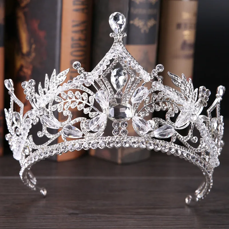 Crystal Big Crown Wedding Hair Accessories