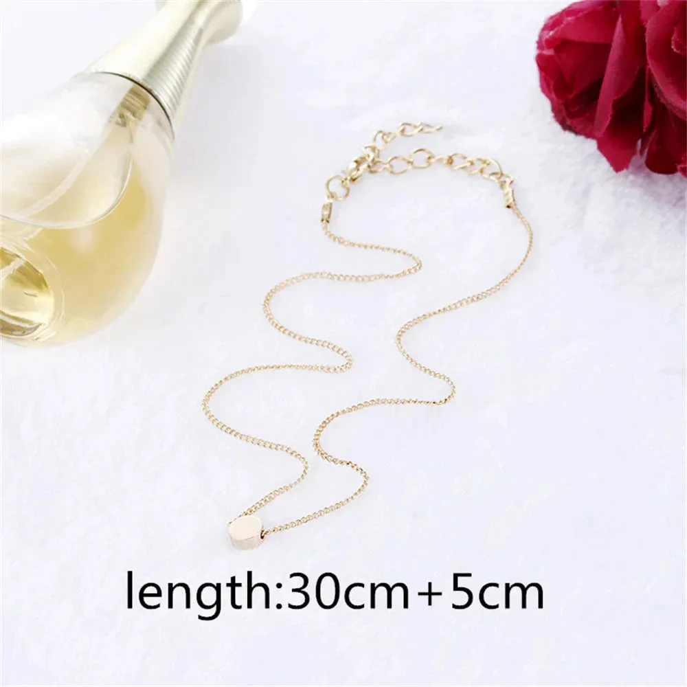 Cute Triangle Round Exquisite Wholesale Dropshipping Necklace