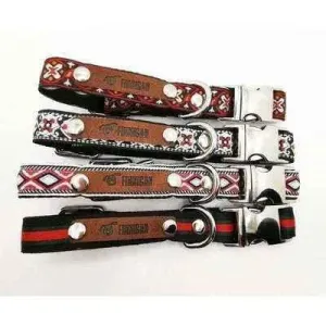 Designer Dog Collar: Personalised & Practical Red Collection