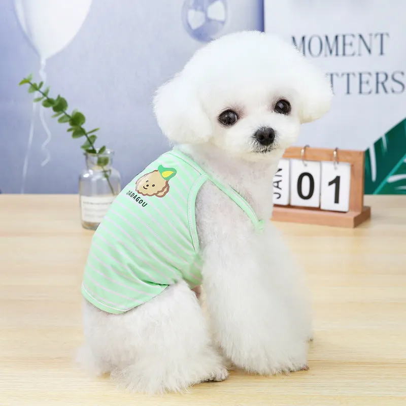 Dog and cat summer cute vest pet clothing