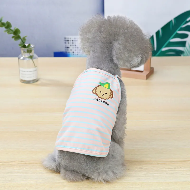 Dog and cat summer cute vest pet clothing