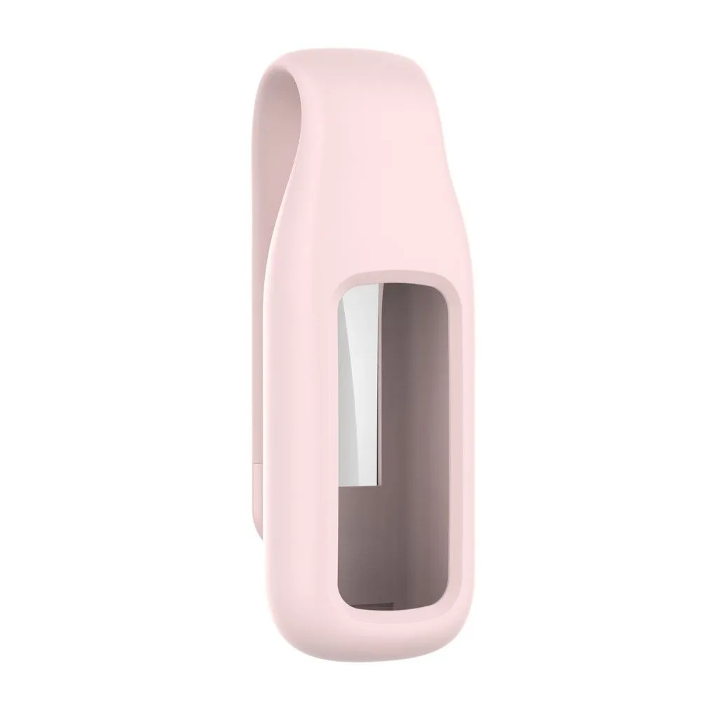 Fitbit Luxe silicone cover with clip holder - Pink