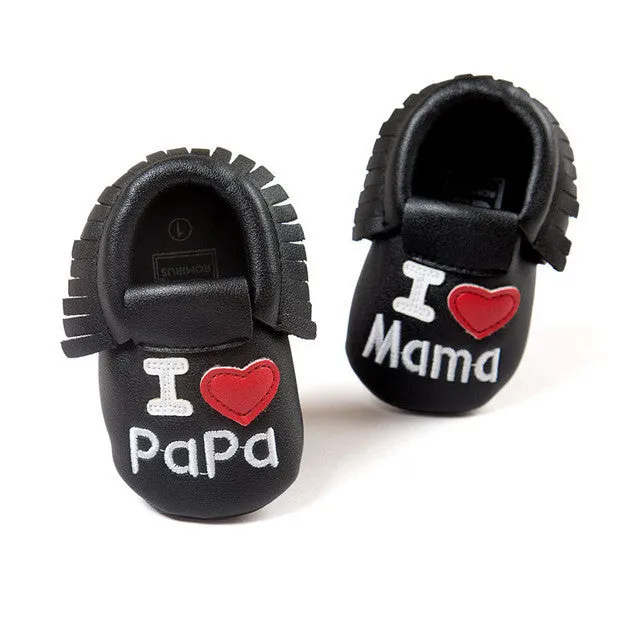 Free Shipping Tassels 26-Color PU Leather Baby Shoes Baby Moccasins Newborn Shoes Soft Infants Crib Shoes Sneakers First Walker