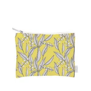 *Heliconia on Yellow Neoprene Zipper Tote