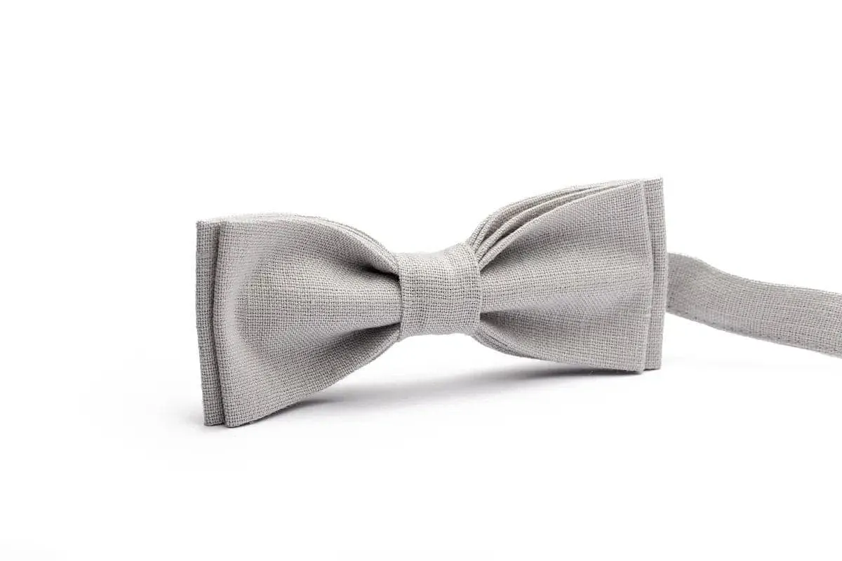 Light Gray Toddler Bow Ties - Eco-Friendly and Stylish Accessories