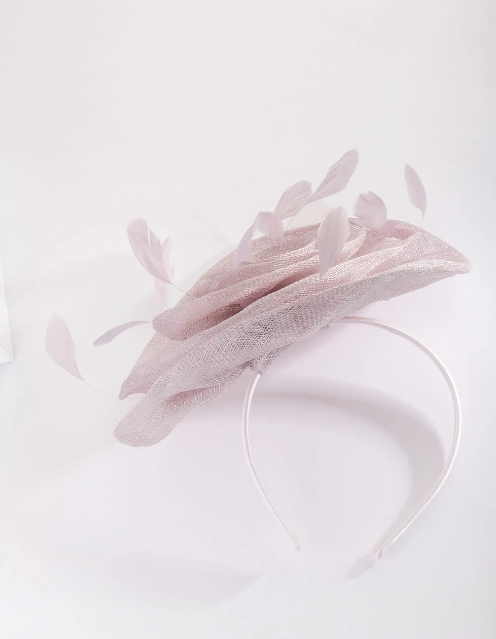 Lilac Ruffle Flower Fascinator