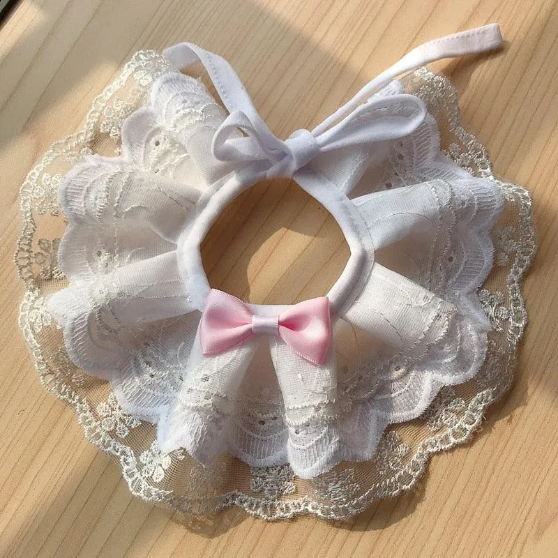 Little Miss Dainty Lace Cat Collar