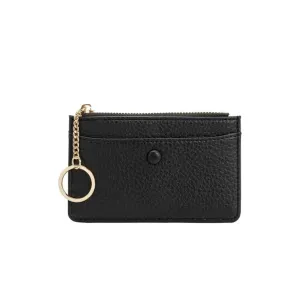 Lupe Black Vegan Card Case