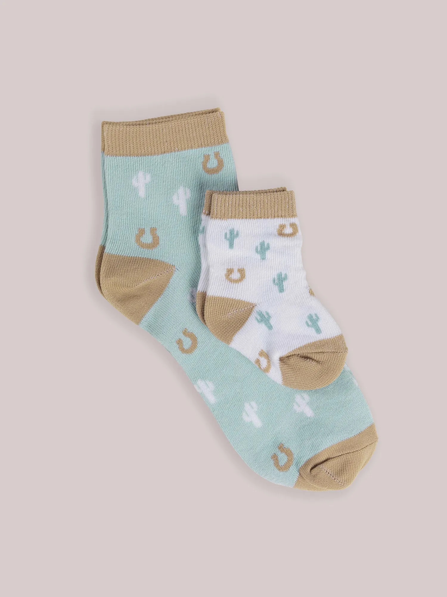 Mama & Me Socks - Howdy Partner Blue