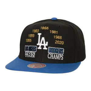 Mitchell & Ness Men's Los Angeles Dodgers Champ Is Here Snapback Hat, Black