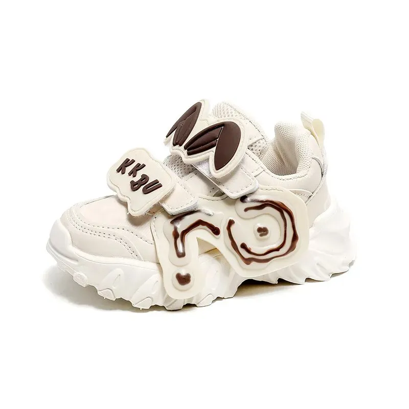 MOF Kids Fashion Sneakers for Autumn Soft Casual and Cute Rabbit Design