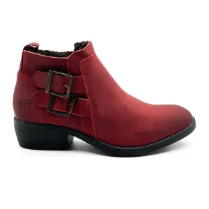 Oak & Hyde Rita Ankle Boot (Women) - Red