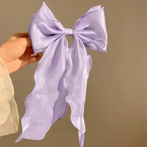 Ponytail Clipper Hair Bow