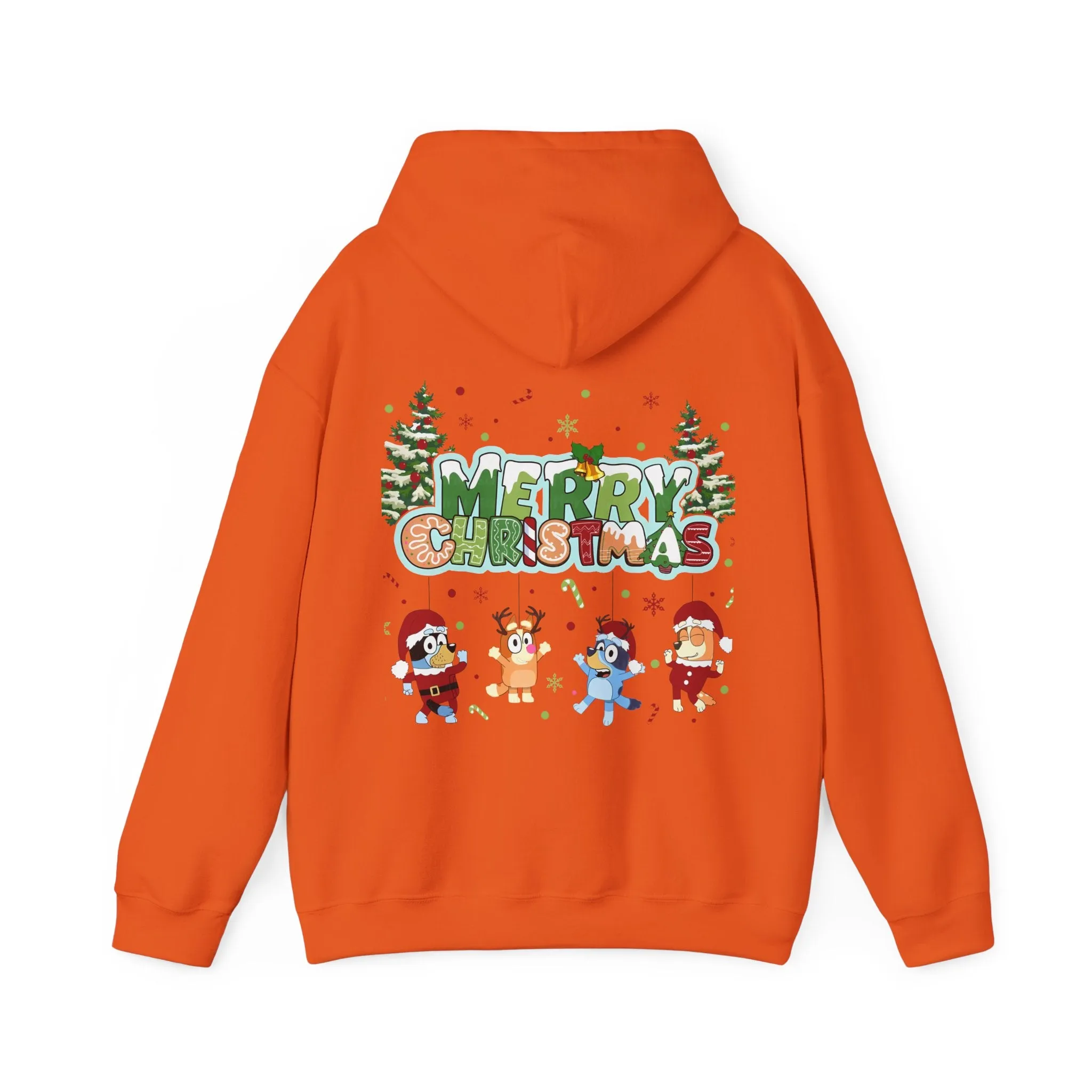 Princess Grace Merry Christmas Hooded Sweatshirt for Holiday Cheer