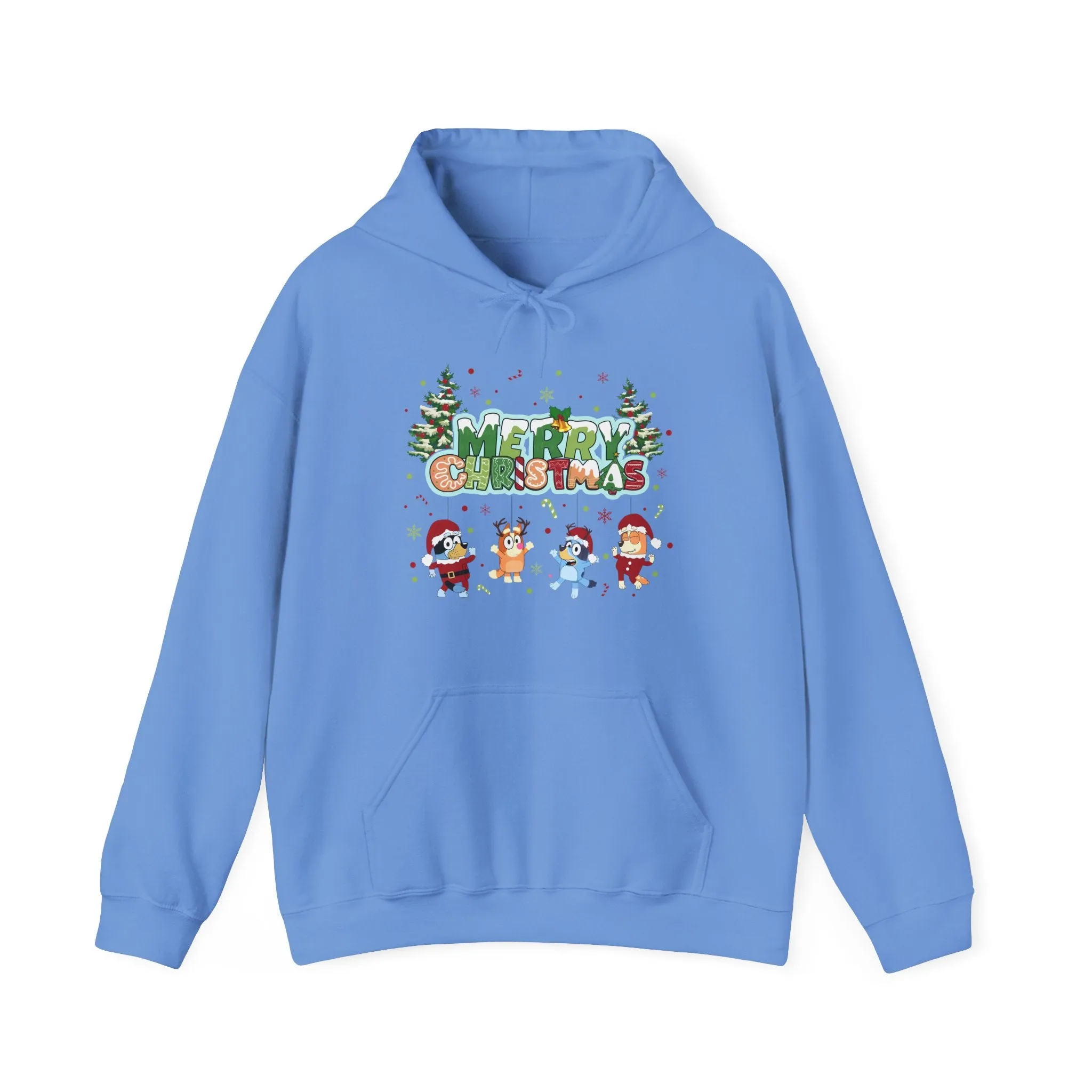 Princess Grace Merry Christmas Hooded Sweatshirt for Holiday Cheer