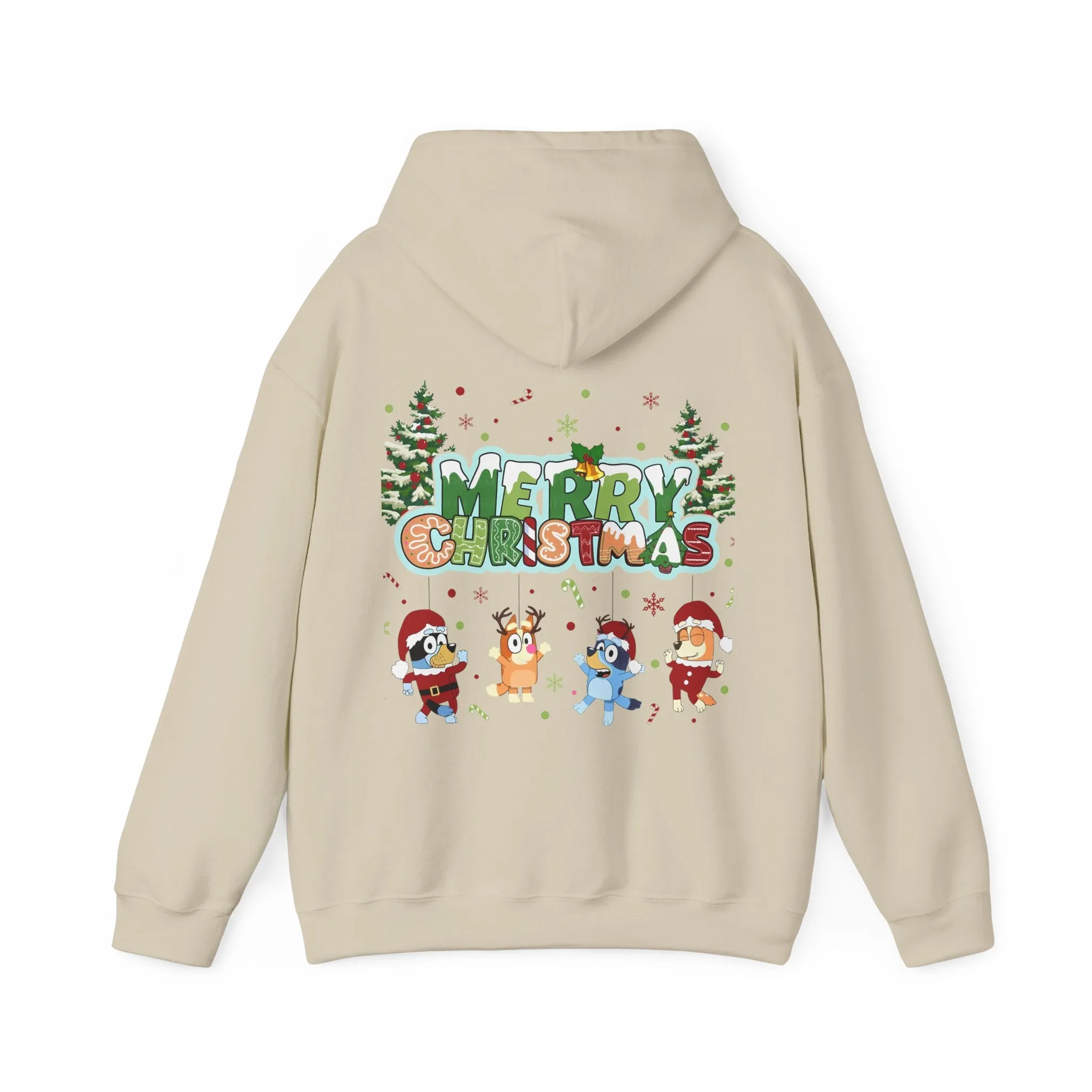 Princess Grace Merry Christmas Hooded Sweatshirt for Holiday Cheer