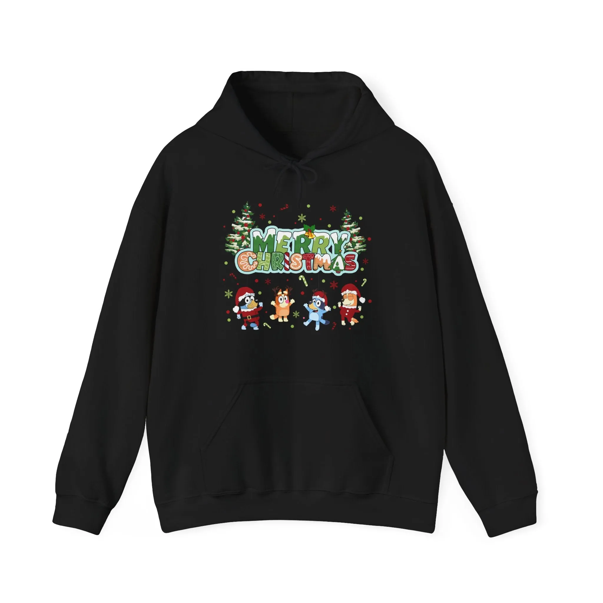 Princess Grace Merry Christmas Hooded Sweatshirt for Holiday Cheer