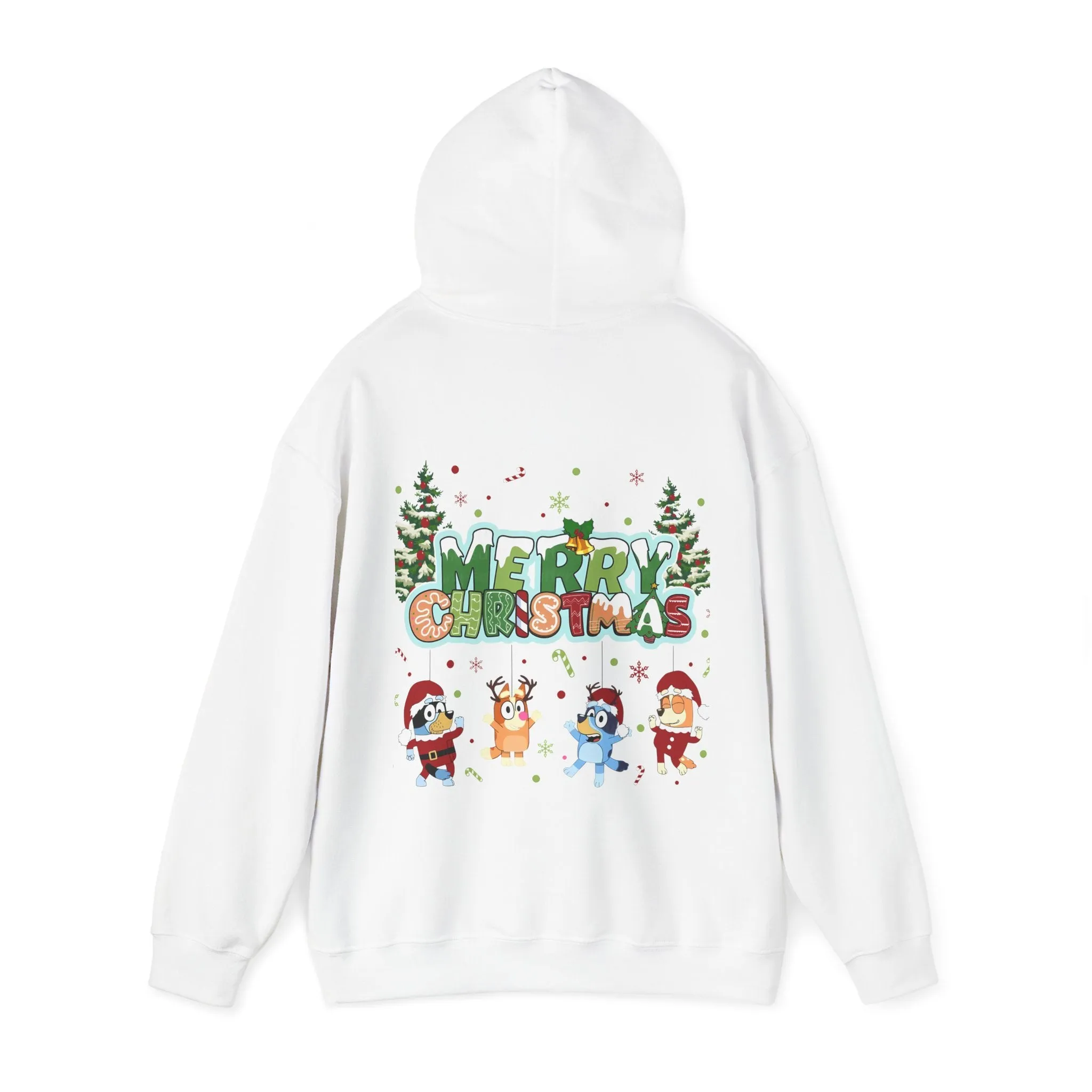 Princess Grace Merry Christmas Hooded Sweatshirt for Holiday Cheer