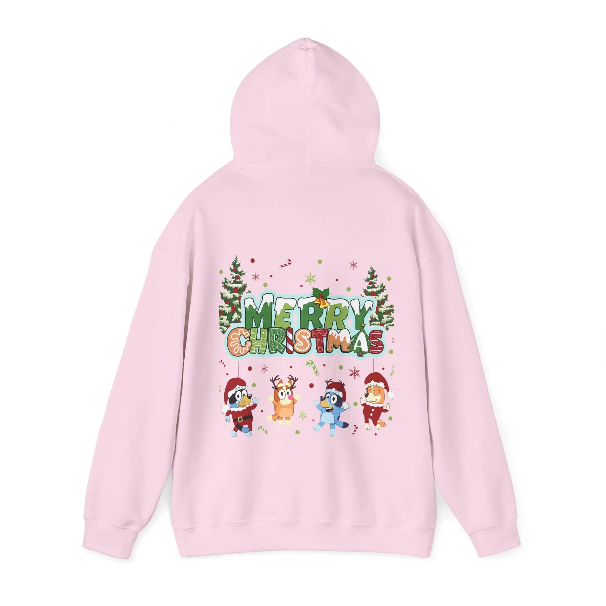 Princess Grace Merry Christmas Hooded Sweatshirt for Holiday Cheer