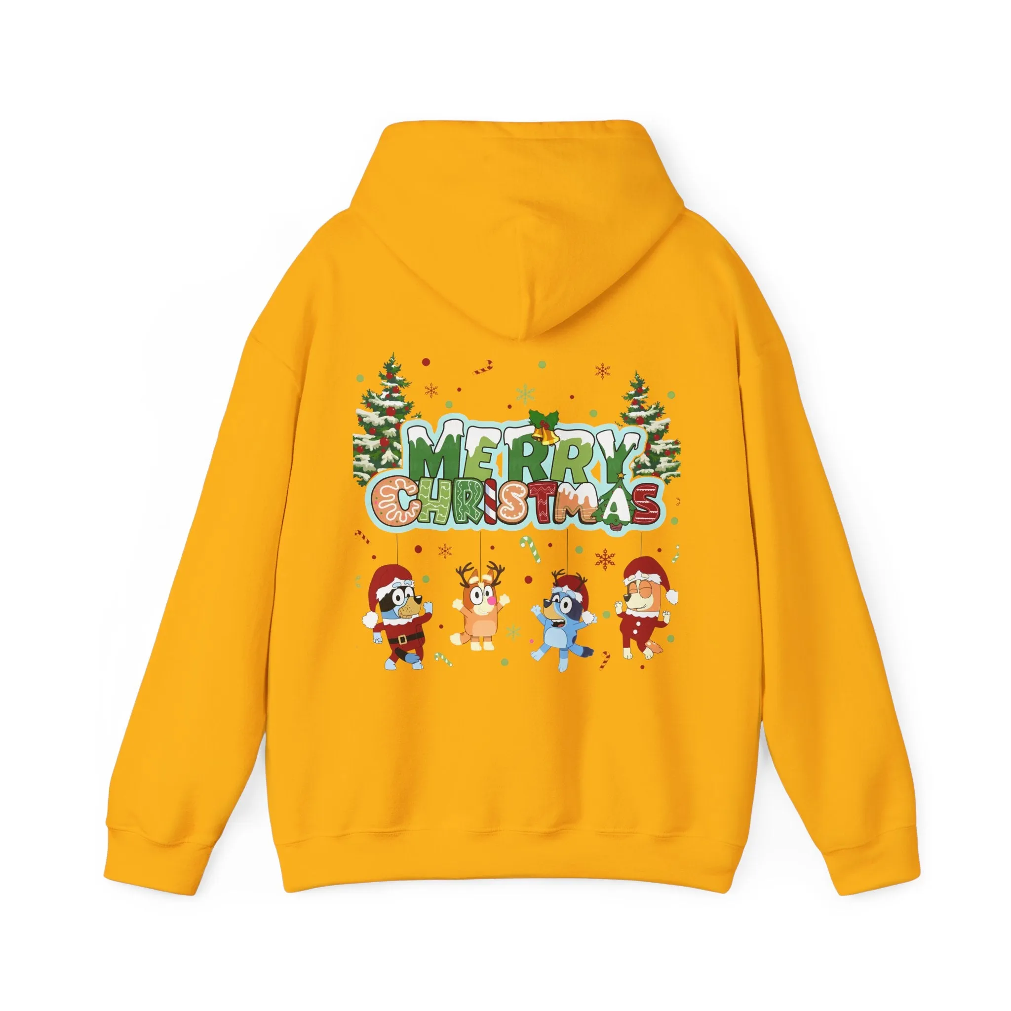 Princess Grace Merry Christmas Hooded Sweatshirt for Holiday Cheer