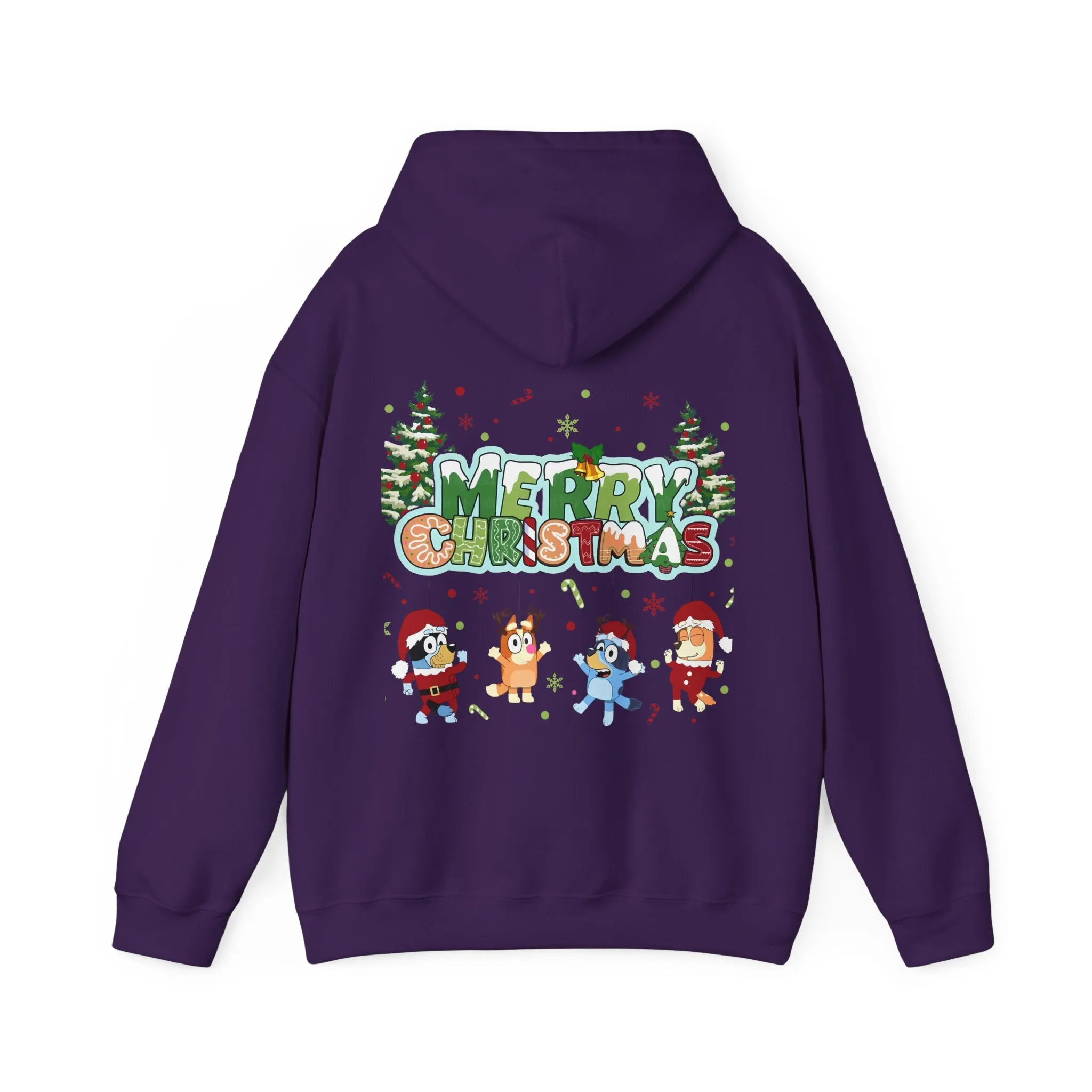 Princess Grace Merry Christmas Hooded Sweatshirt for Holiday Cheer