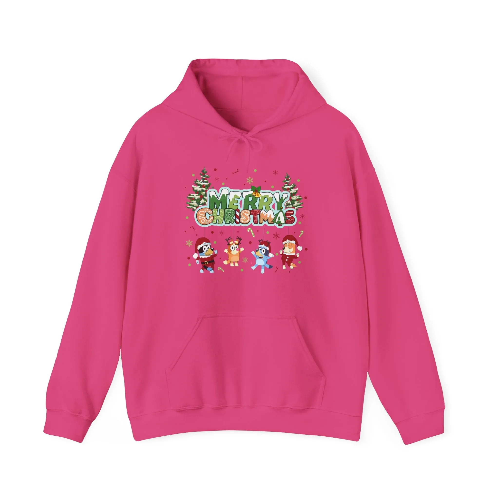 Princess Grace Merry Christmas Hooded Sweatshirt for Holiday Cheer