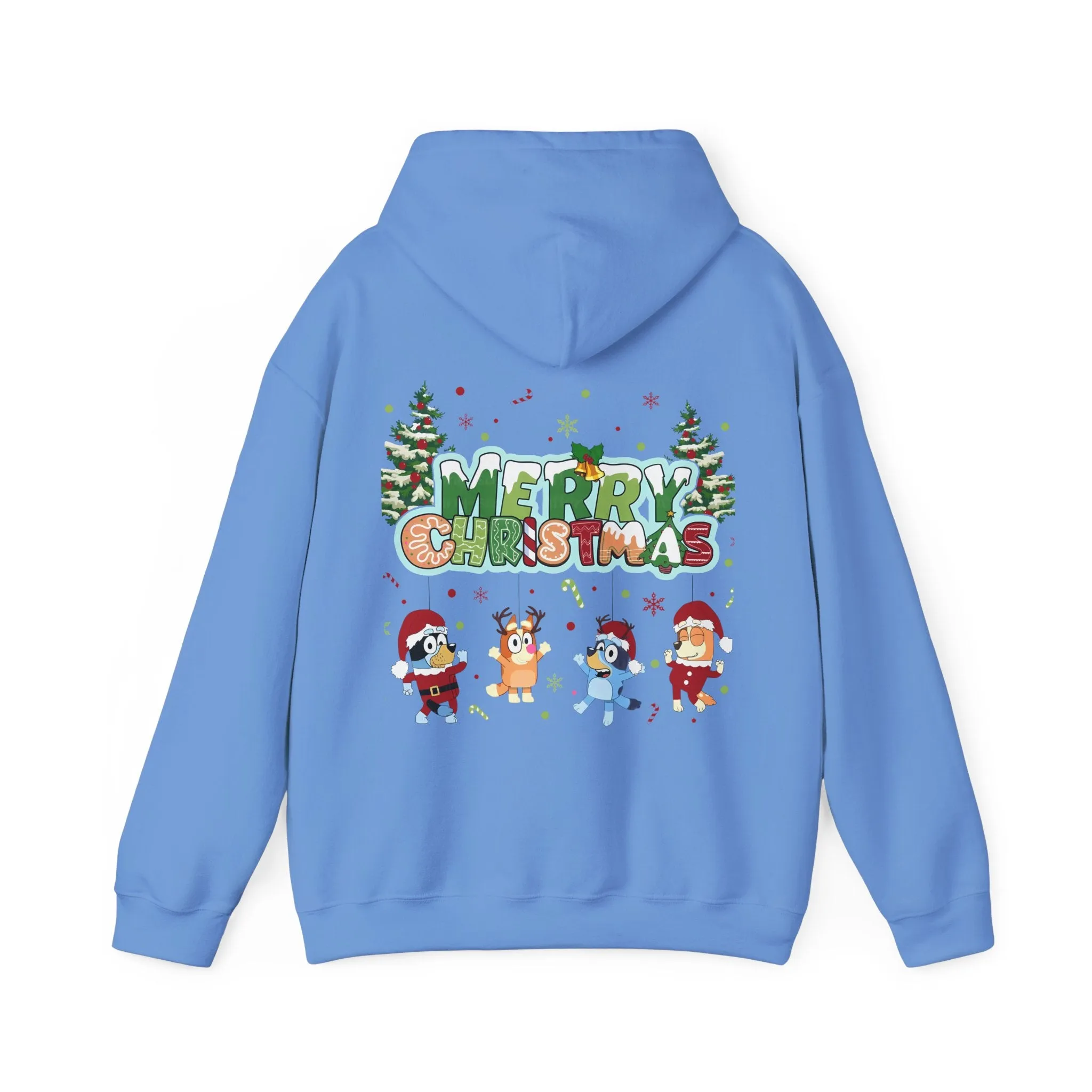 Princess Grace Merry Christmas Hooded Sweatshirt for Holiday Cheer