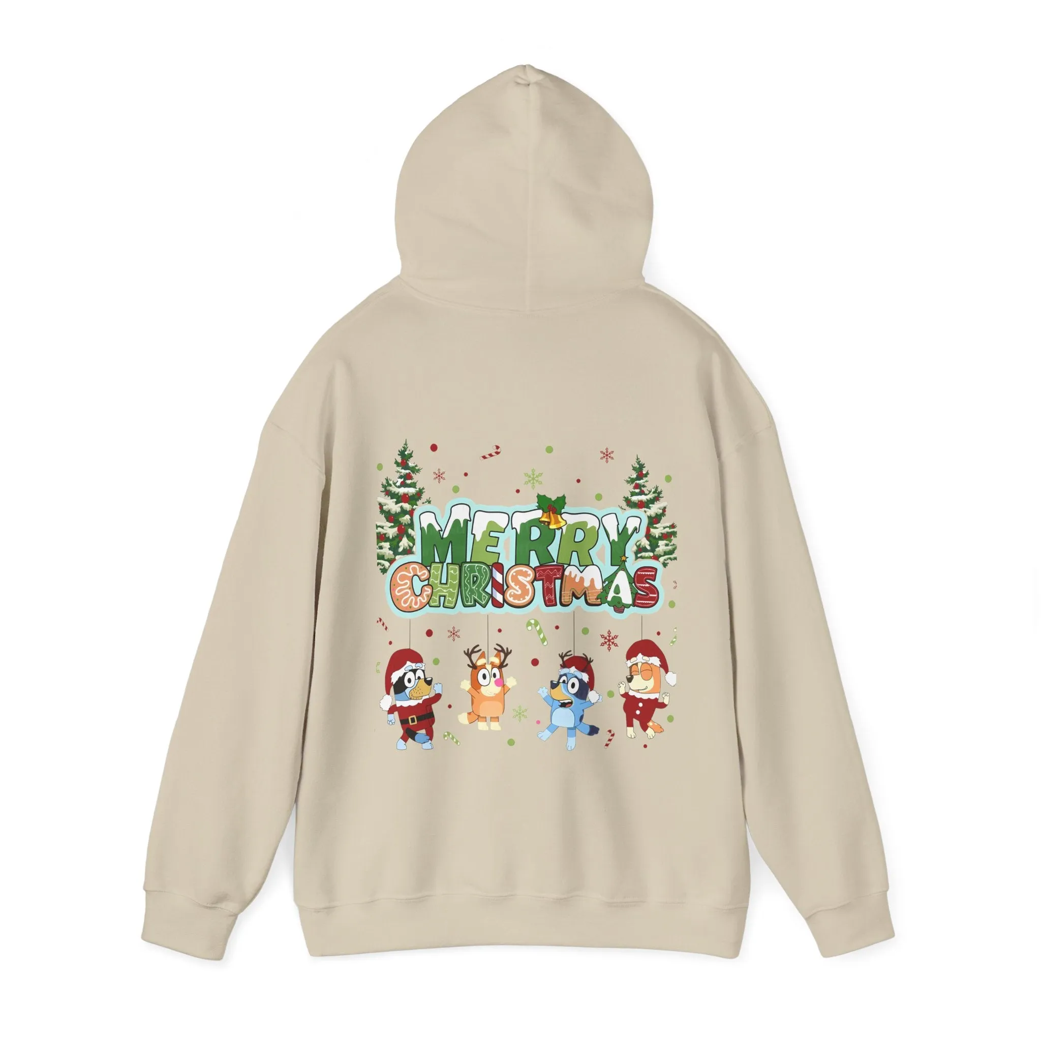 Princess Grace Merry Christmas Hooded Sweatshirt for Holiday Cheer