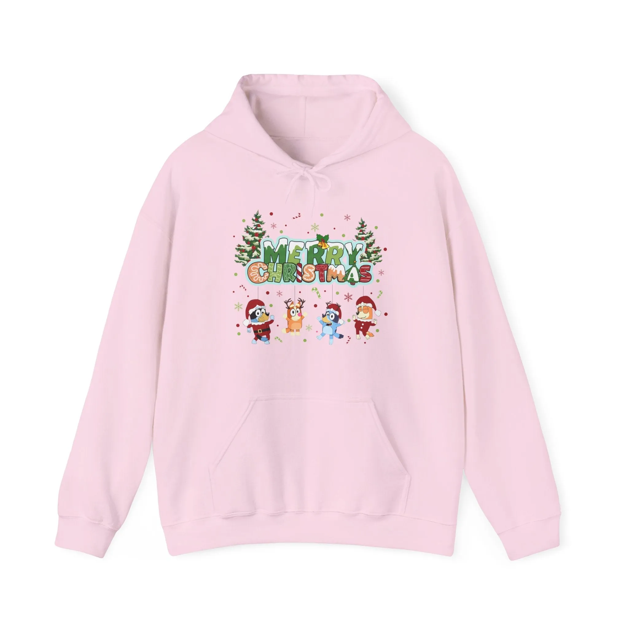 Princess Grace Merry Christmas Hooded Sweatshirt for Holiday Cheer