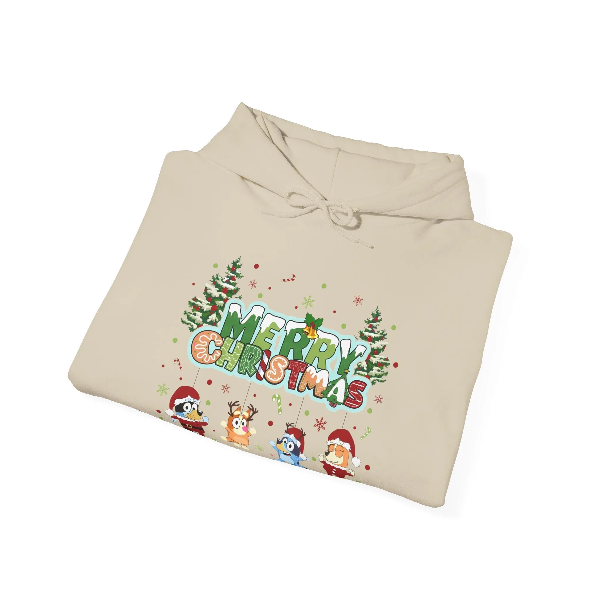 Princess Grace Merry Christmas Hooded Sweatshirt for Holiday Cheer