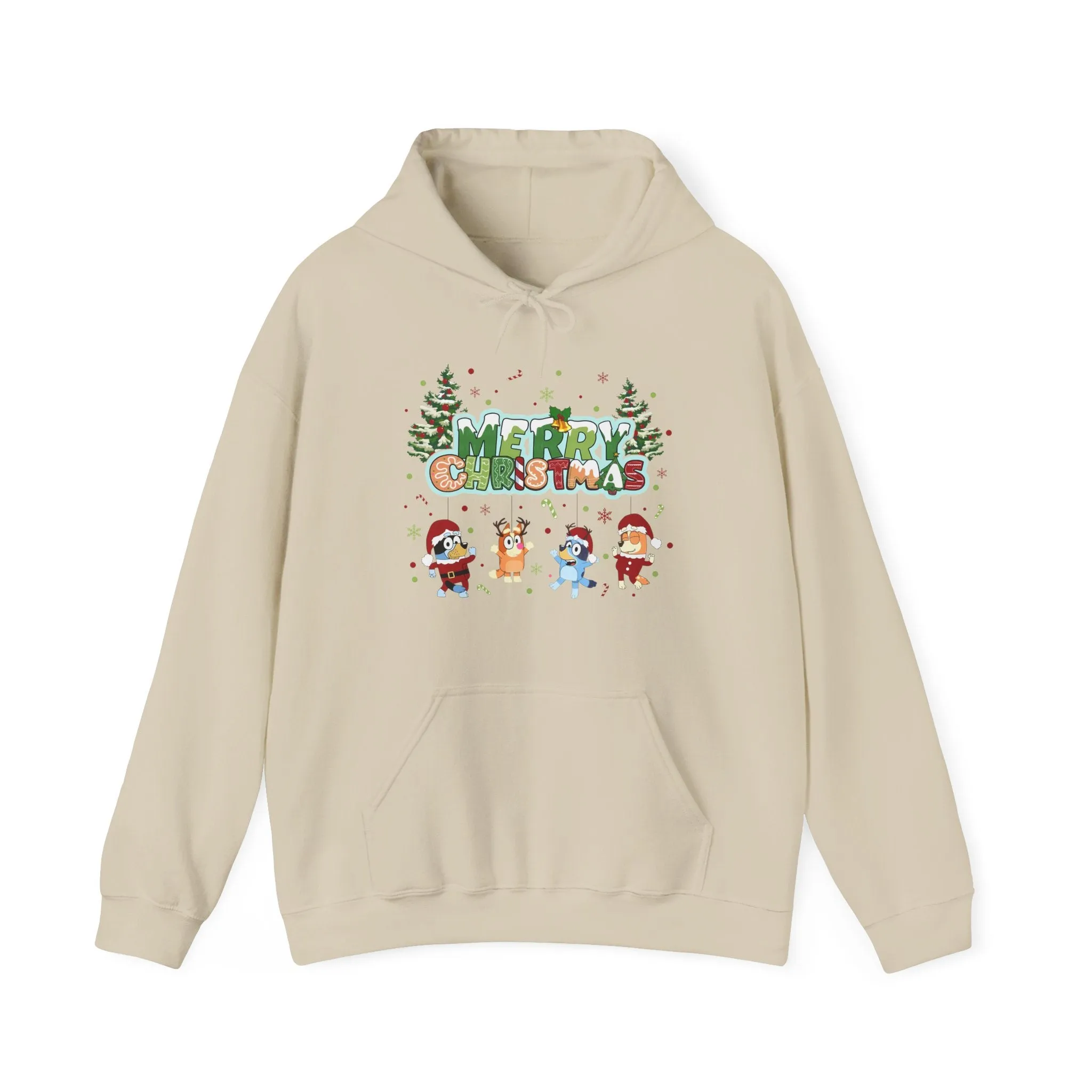 Princess Grace Merry Christmas Hooded Sweatshirt for Holiday Cheer