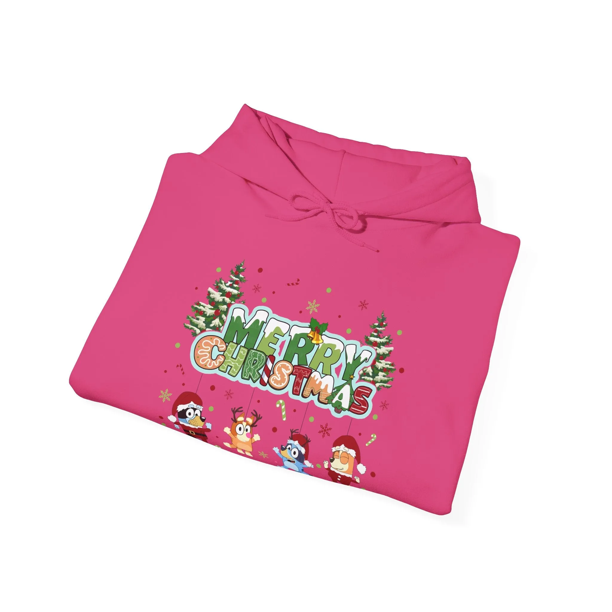 Princess Grace Merry Christmas Hooded Sweatshirt for Holiday Cheer