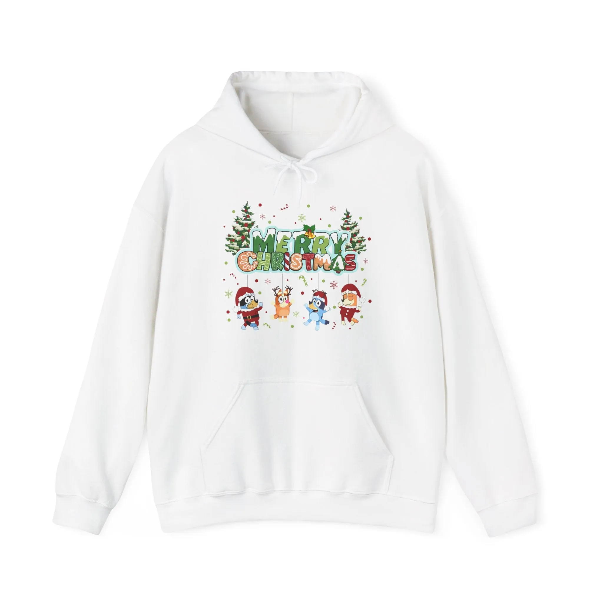 Princess Grace Merry Christmas Hooded Sweatshirt for Holiday Cheer