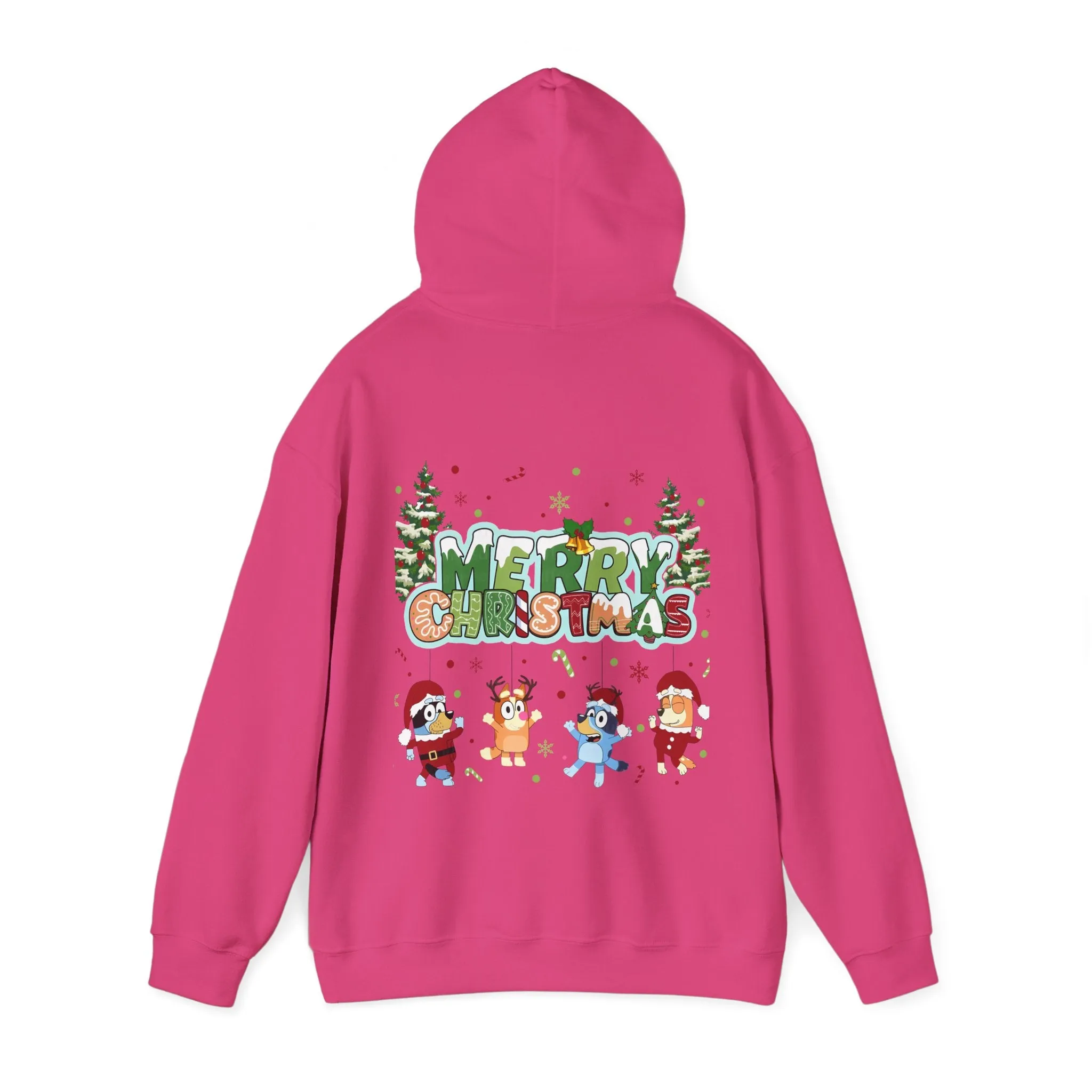 Princess Grace Merry Christmas Hooded Sweatshirt for Holiday Cheer