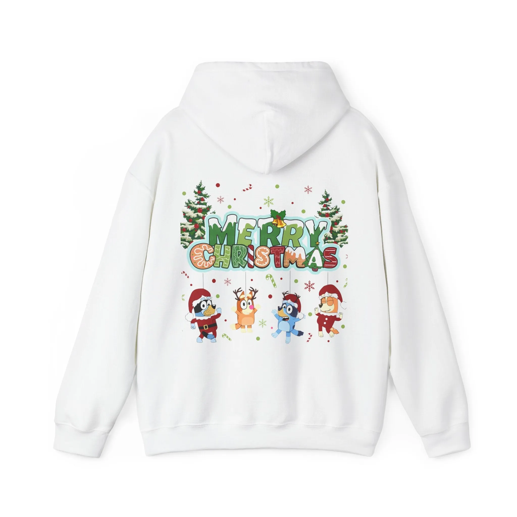 Princess Grace Merry Christmas Hooded Sweatshirt for Holiday Cheer