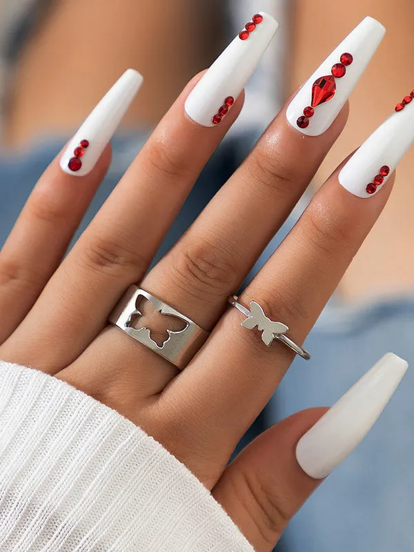 Punk Butterfly Shape Rings Accessories