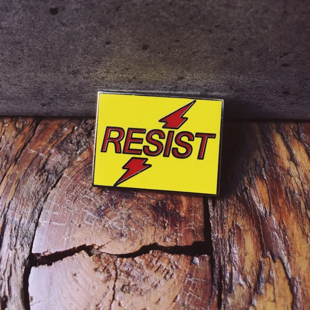 Resist Pin By Starrfucker Magazine x 3rd Class Clothing