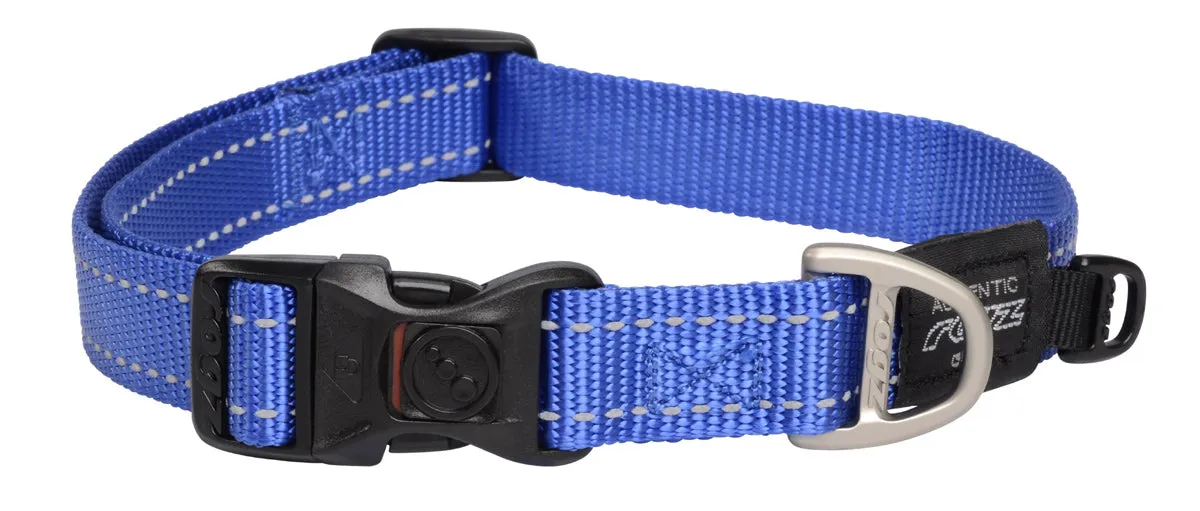 Rogz Classic Reflective Collars Blue