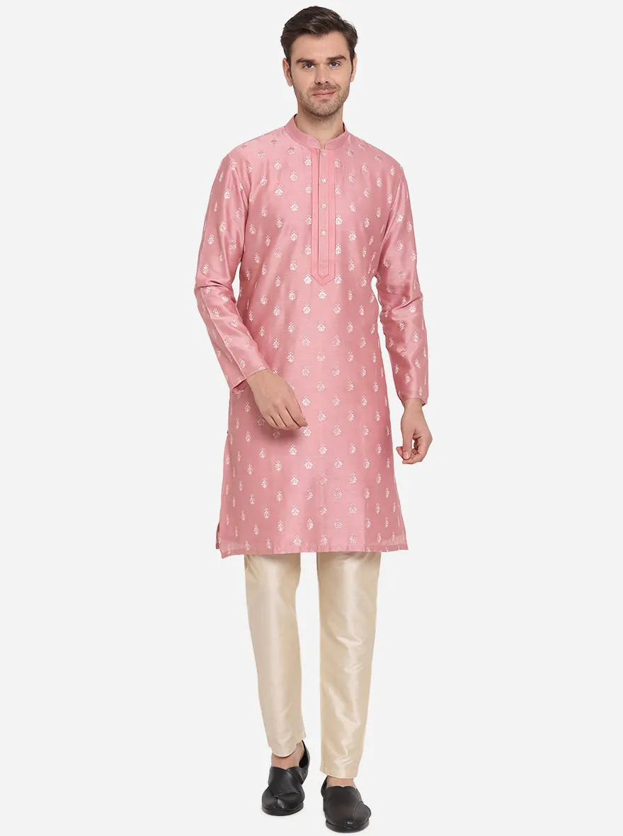 Rose Pink Kurta Set | Siddhesh Chauhan