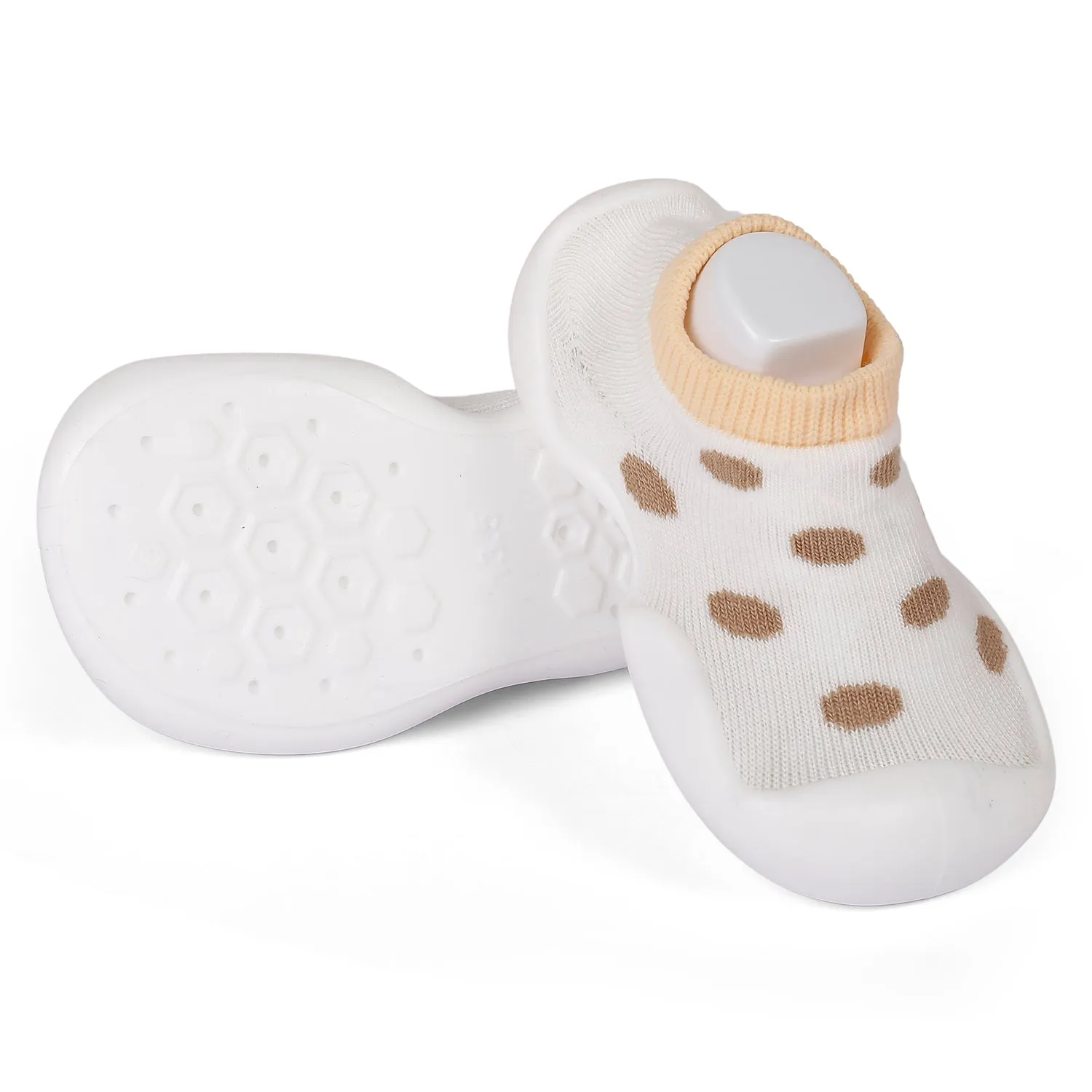 Slip-On Shoes Polka Dots Brown