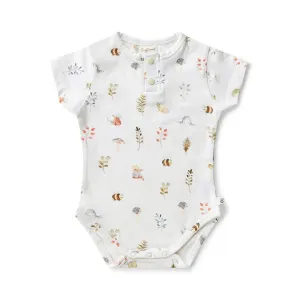 Snuggle Hunny SS Bodysuit - Garden Friends